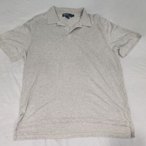 Ralph Lauren Cream Polo Shirt Classic Knit Design